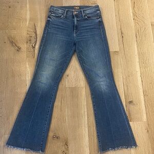 MOTHER Dark Blue Flare Jeans